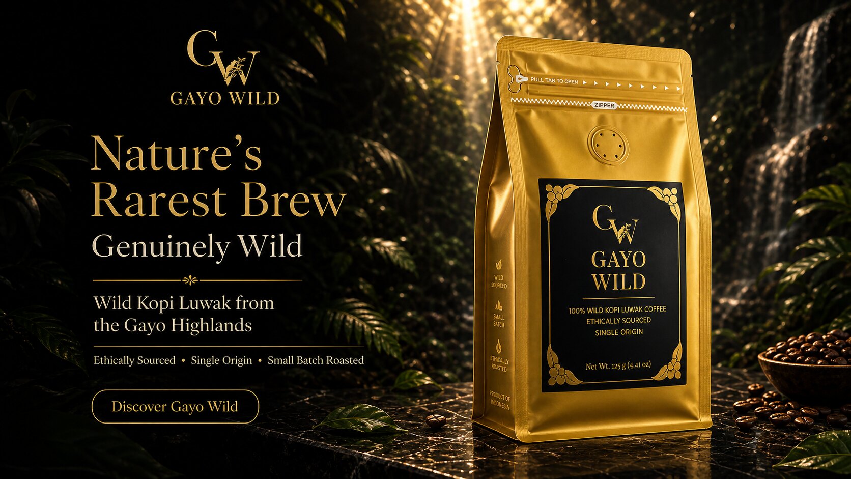 Buy Wild Kopi Luwak Coffee Online UK | Gayo Wild